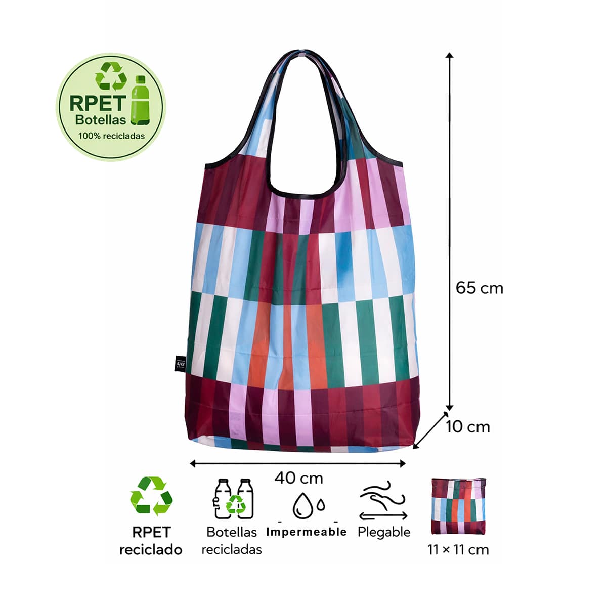 Bolsa de compra reutilizable "Copenhague"