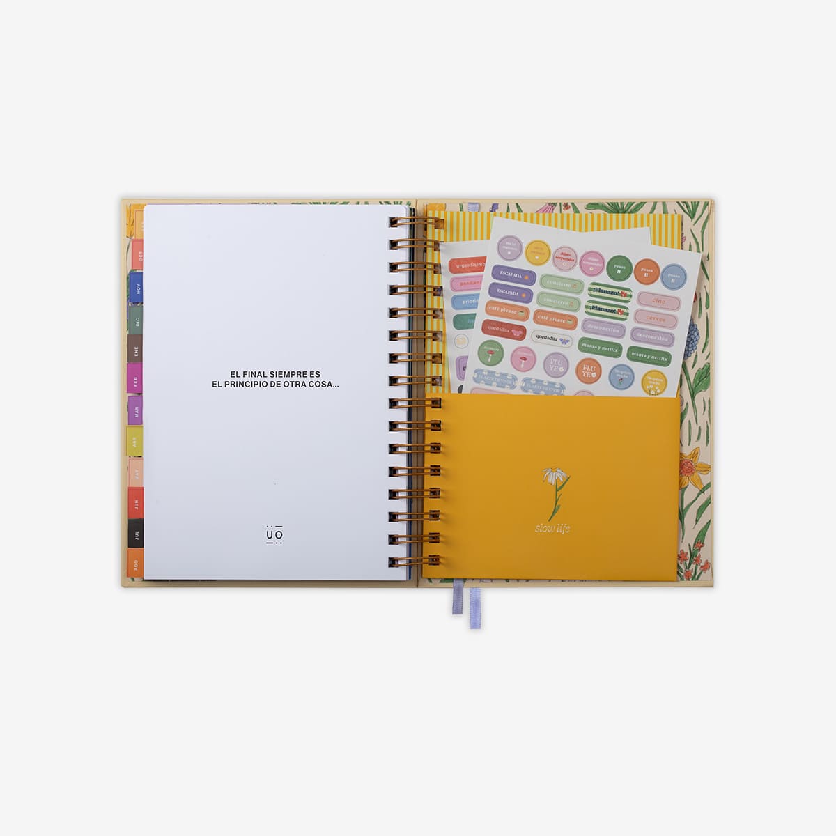 Agenda Anual "El arte de vivir" Semana vista 2025