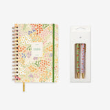 Pack Agenda Escolar + Bolis "Bloom" Semana Vista 2025-26
