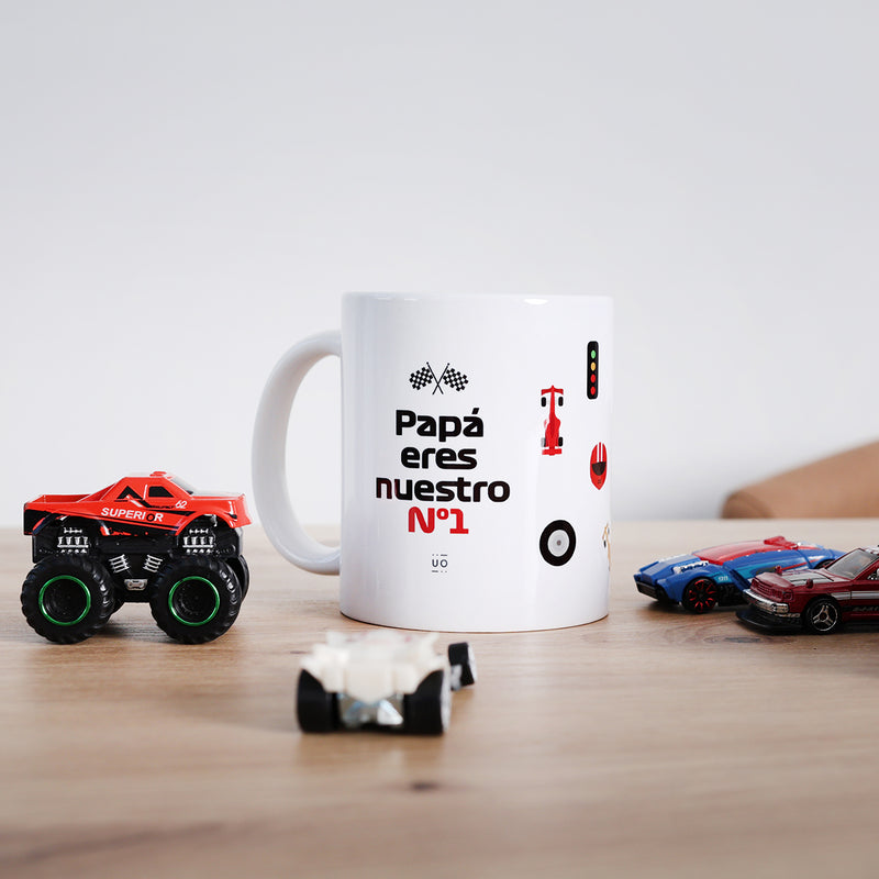 Taza "Papá, eres nuestro Nº 1"