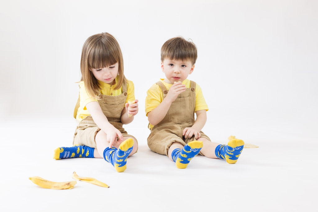 Mini Calcetines "Menos nanas más bananas"