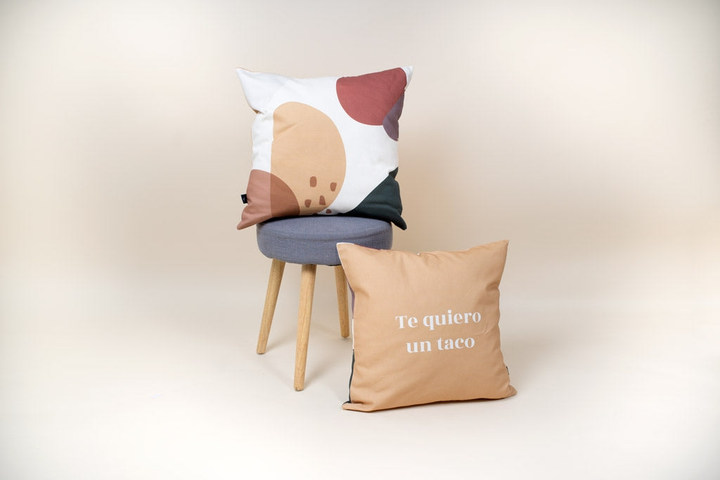 Funda Cojín "Te quiero un taco"