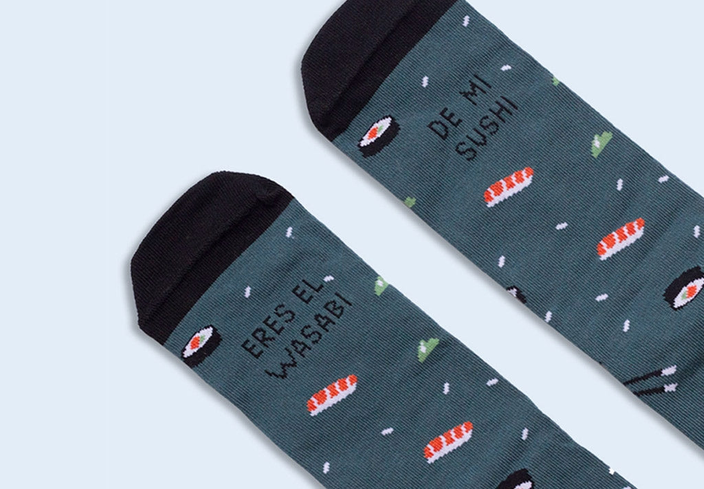 Calcetines "Eres el wasabi de mi sushi"