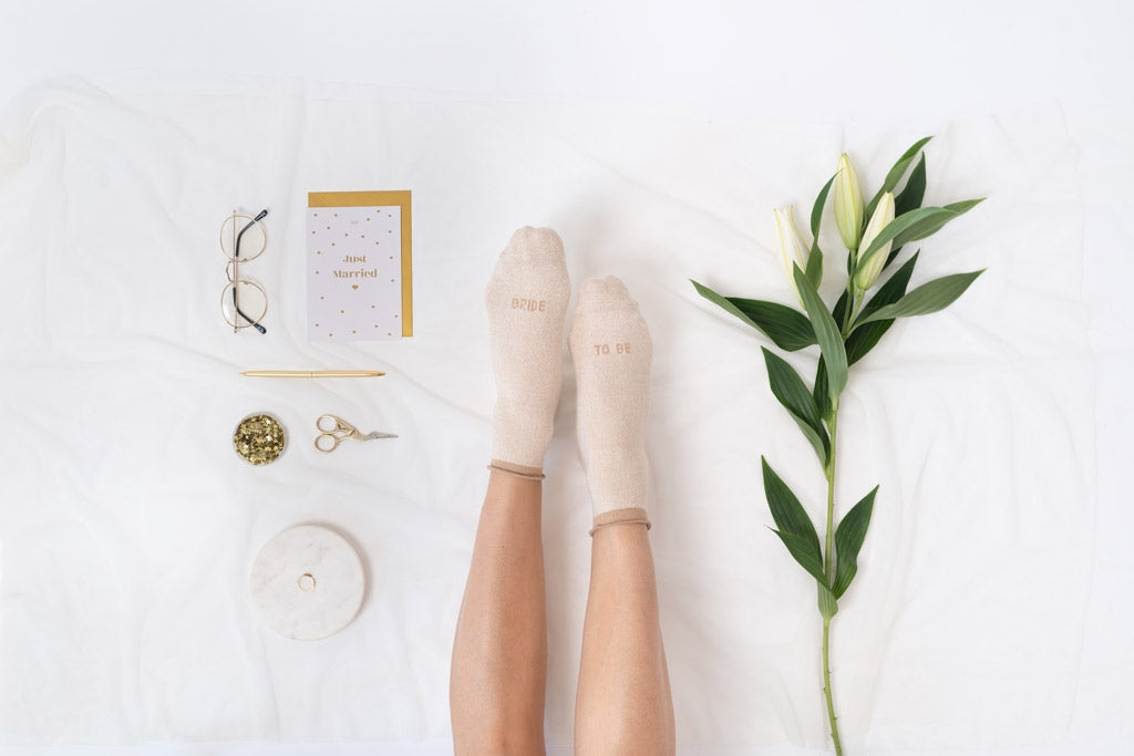 Calcetines "Bride to be"
