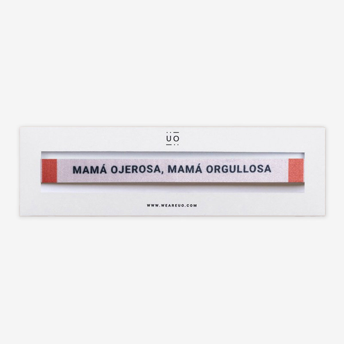 Pulsera Tela "Mamá ojerosa, mamá orgullosa"