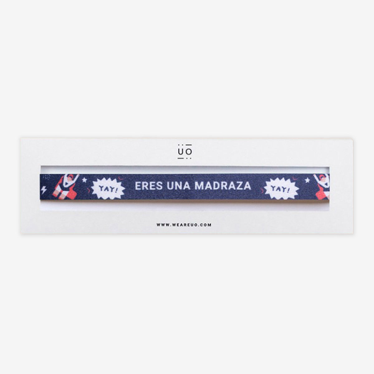 Pulsera Tela "Eres una madraza"