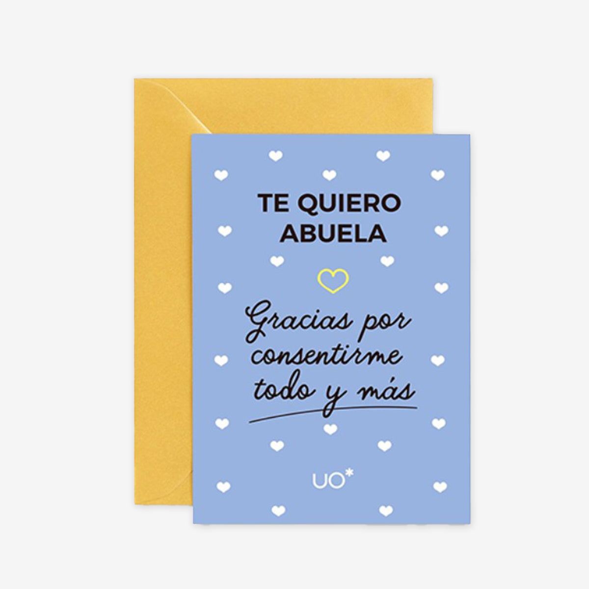 Postal "Te quiero abuela"