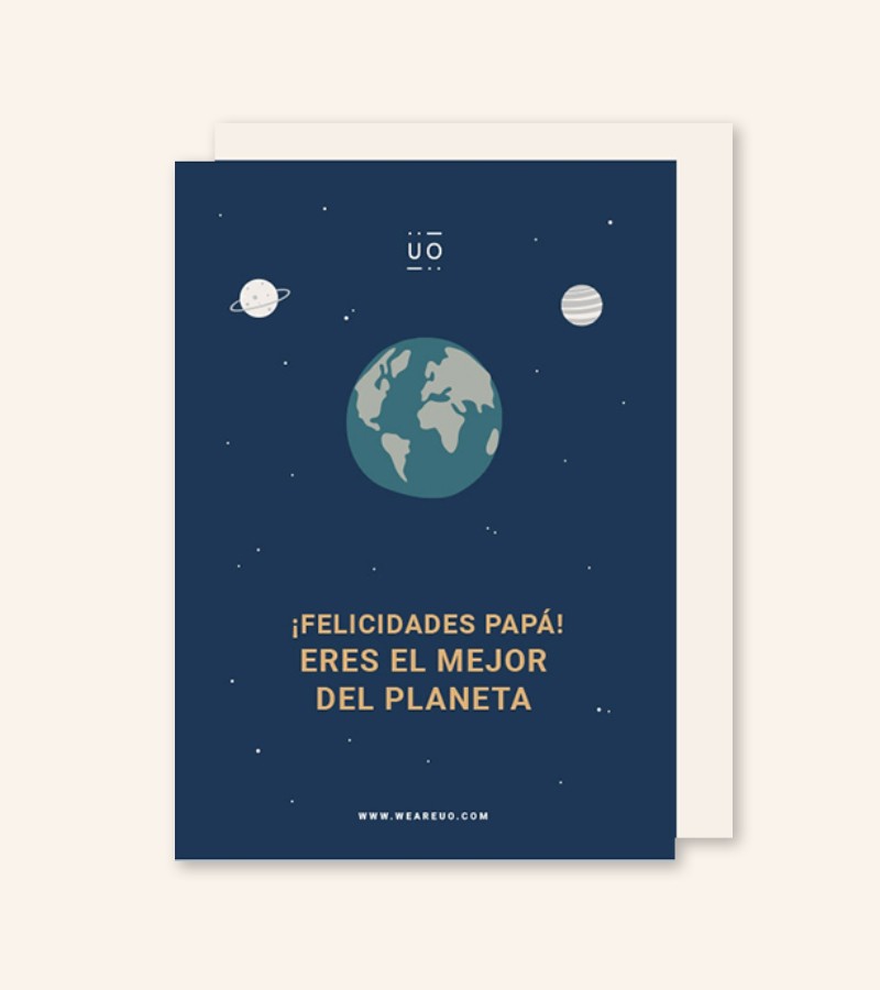 Postal "¡Felicidades papá!"