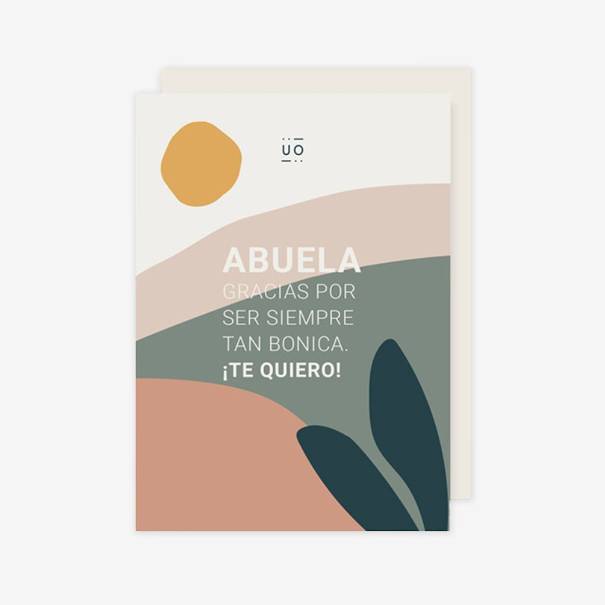 Postal "Abuela, te quiero"