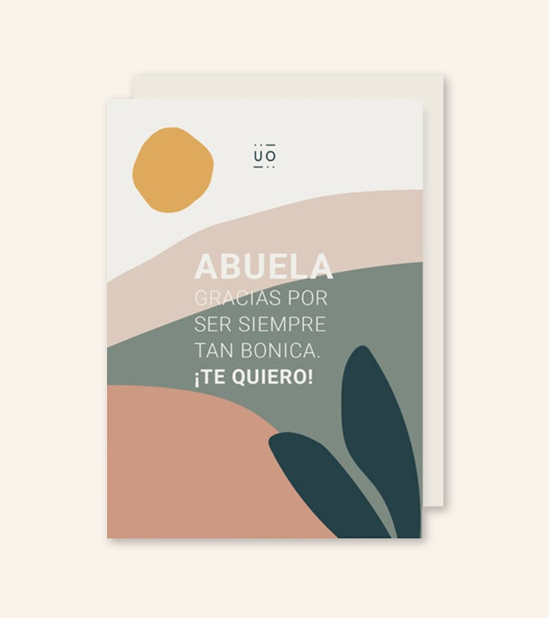 Postal "Abuela, te quiero"