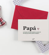 Postal "Papá es el que siempre está ahí"