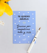 Postal "Te quiero abuela"