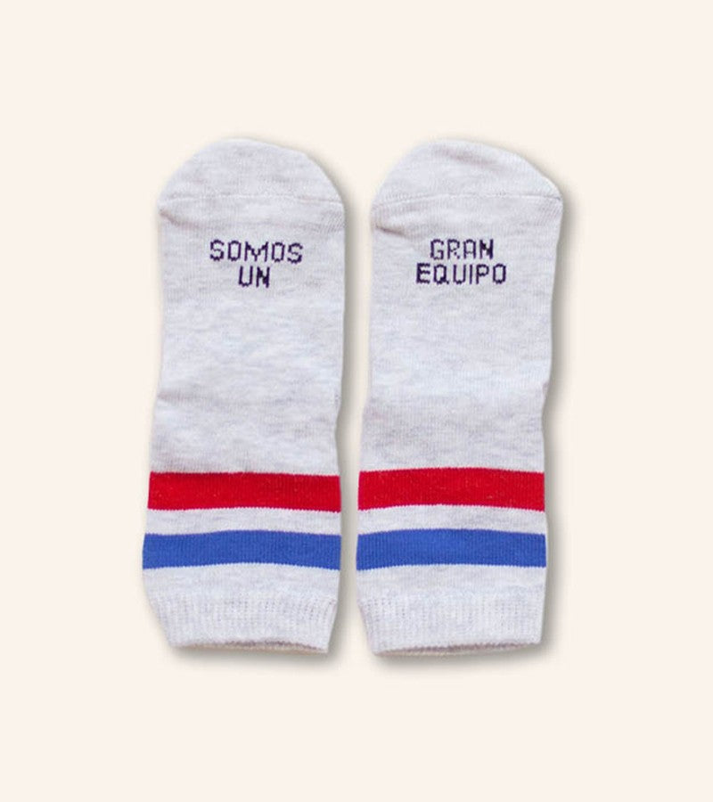 Mini - Calcetines "Somos un gran equipo" Azul