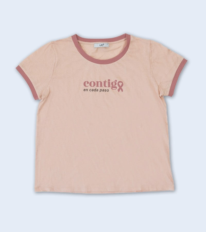 Camiseta Solidaria "Contigo en cada paso"