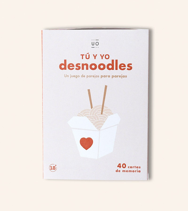 Juego de cartas  para parejas "Desnoodles"