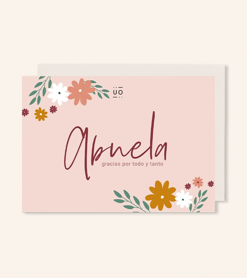 Postal "Gracias abuela"