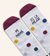 Mini calcetines "Mi mamá es la mejor"