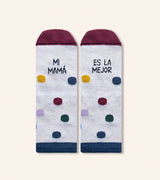 Mini calcetines "Mi mamá es la mejor"