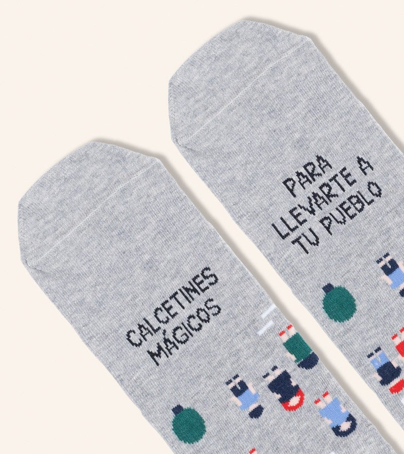 Calcetines "Mágicos para llevarte a tu pueblo"