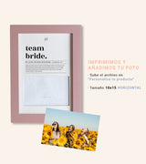 Marco Fotos "Team bride. Definición"