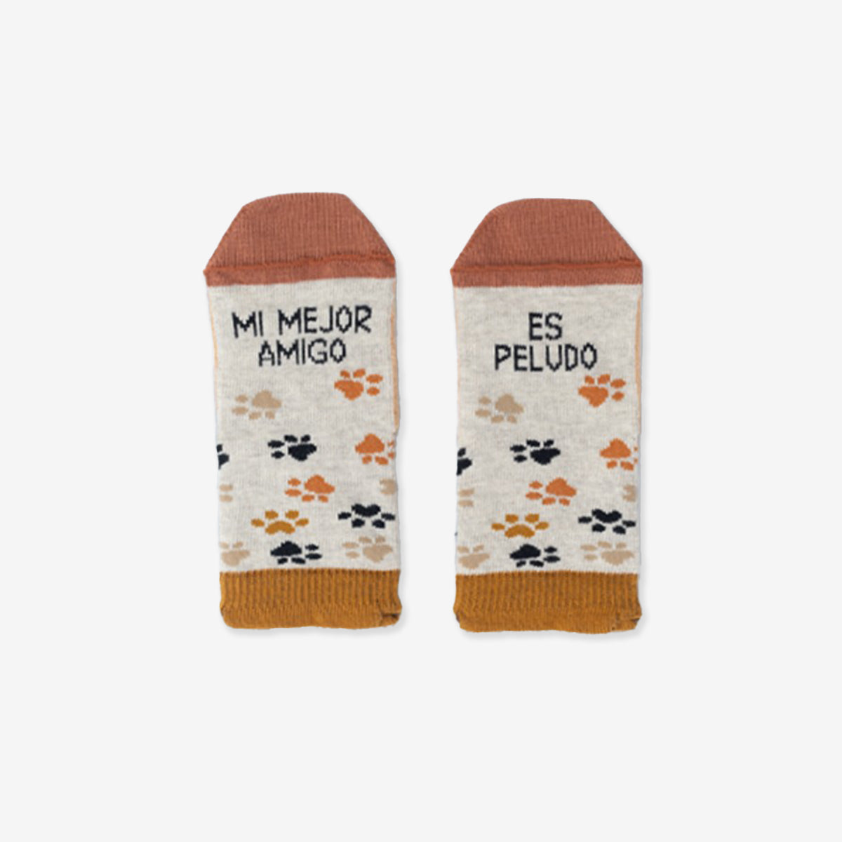 Mini calcetines "Mi mejor amigo es peludo"