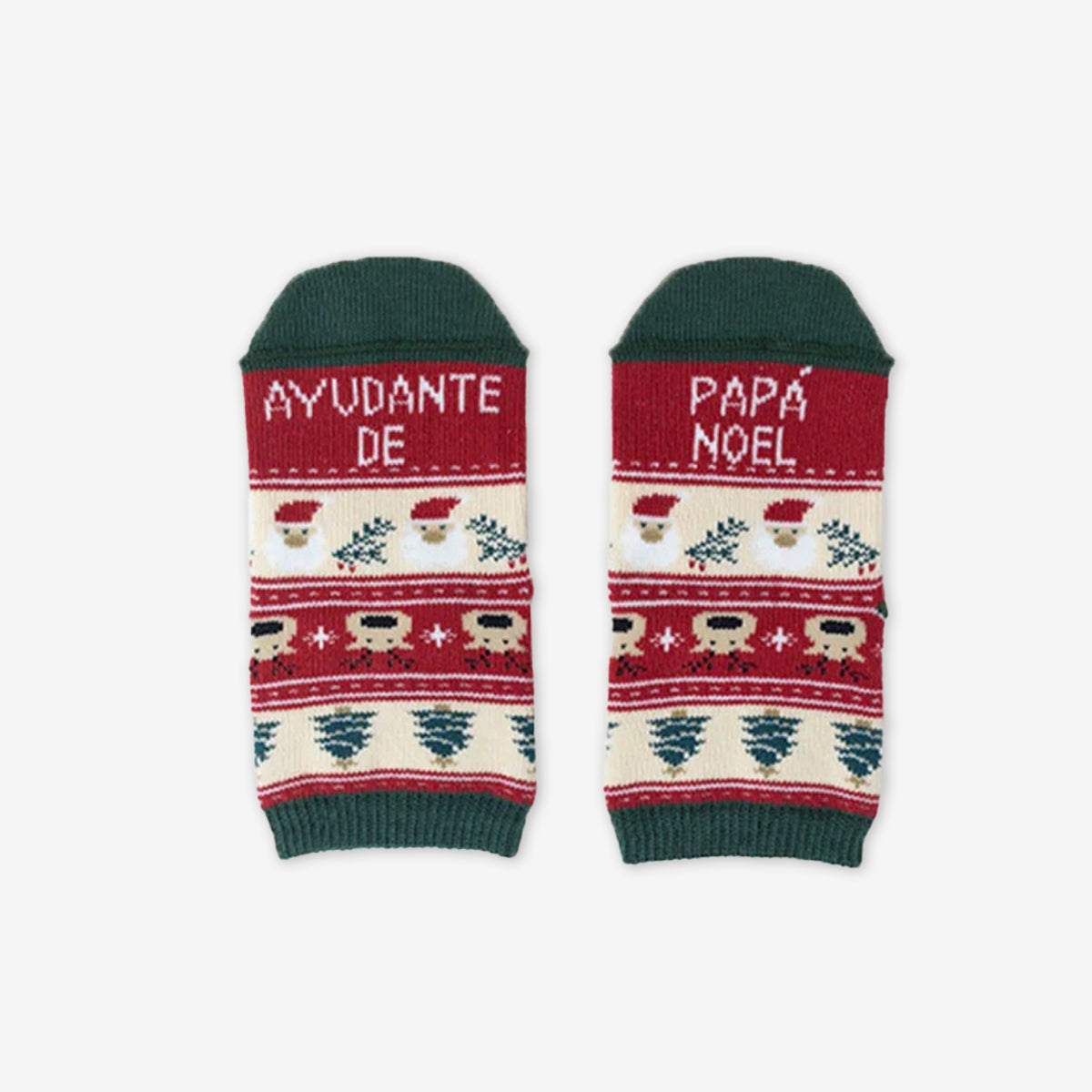 Mini calcetines "Ayudante de Papá Noel"