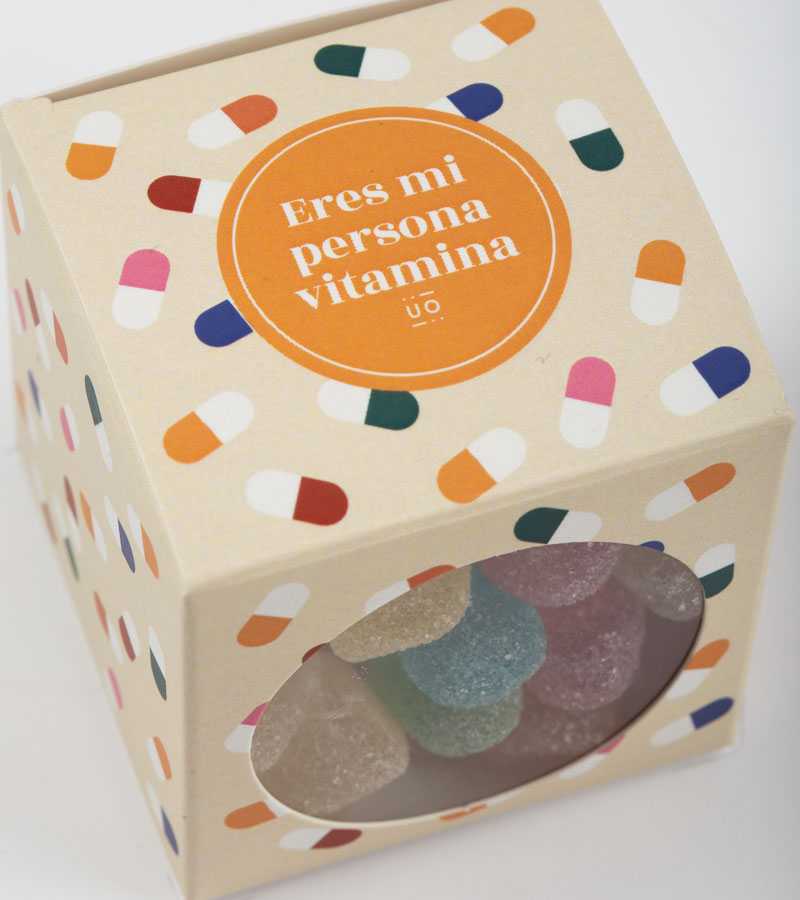 Caja Golosinas "Eres mi persona vitamina"