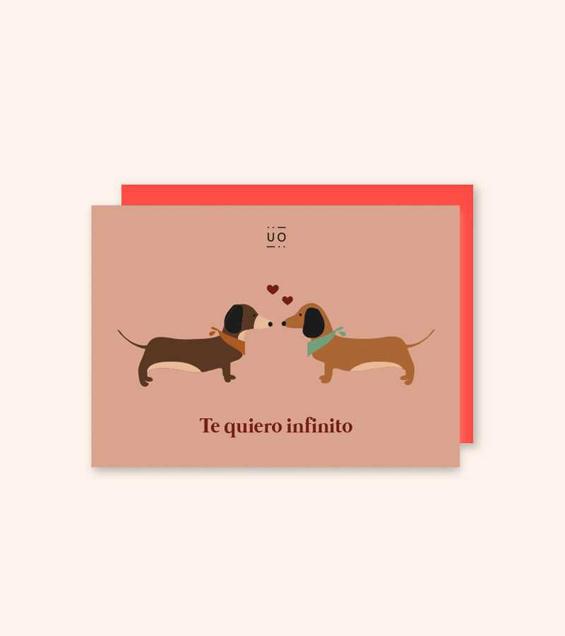 Postal "Te quiero infinito"