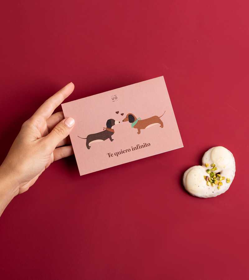 Postal "Te quiero infinito"