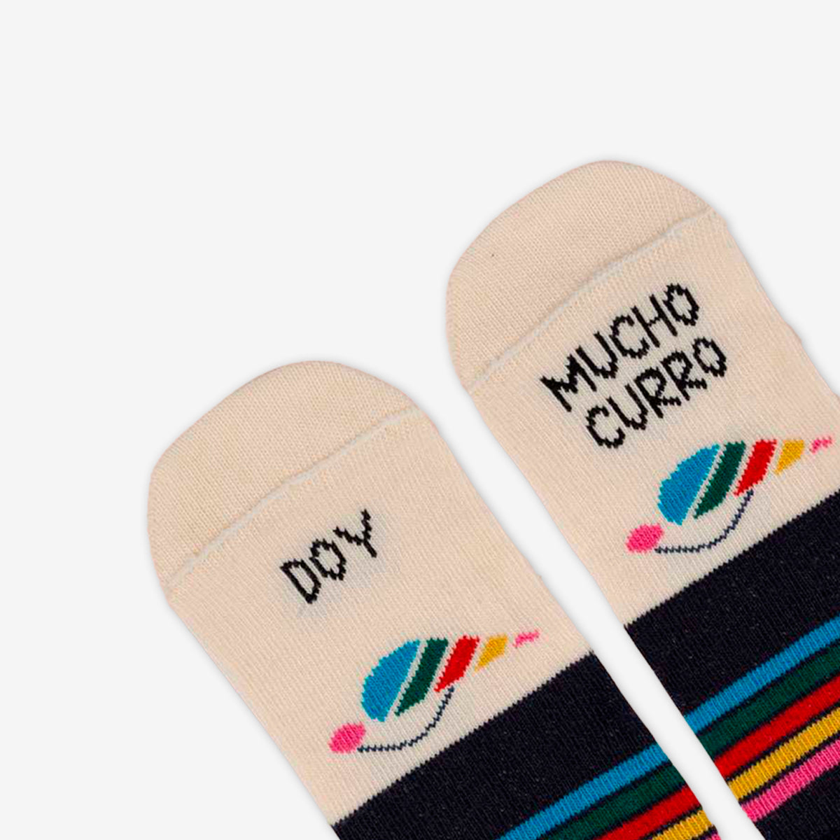 Mini calcetines "Doy mucho curro"