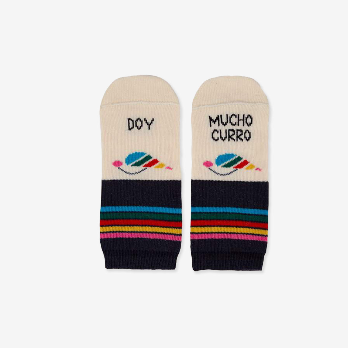 Mini calcetines "Doy mucho curro"