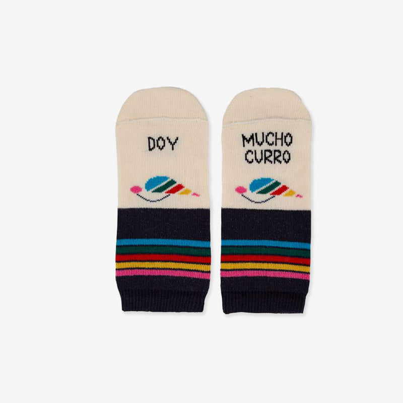 Mini calcetines "Doy mucho curro"