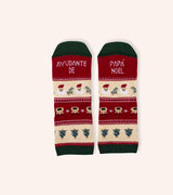 Mini calcetines "Ayudante de Papá Noel"
