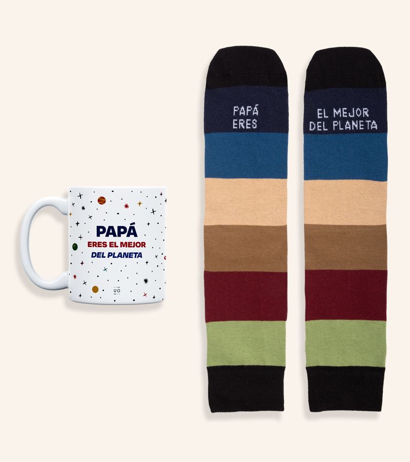 Kit TAZA "Papá eres el mejor del planeta"