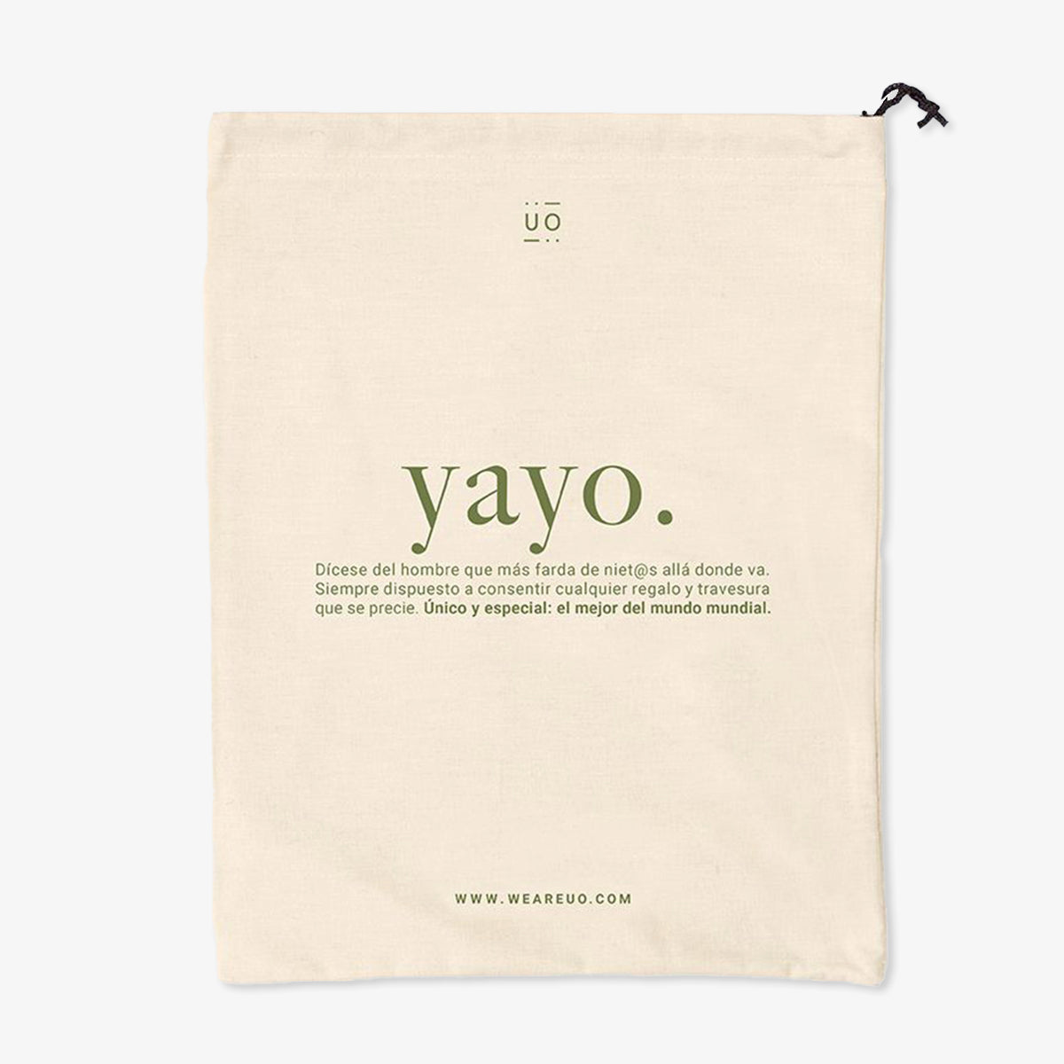 Bolsa Tela regalo "Yayo definición"