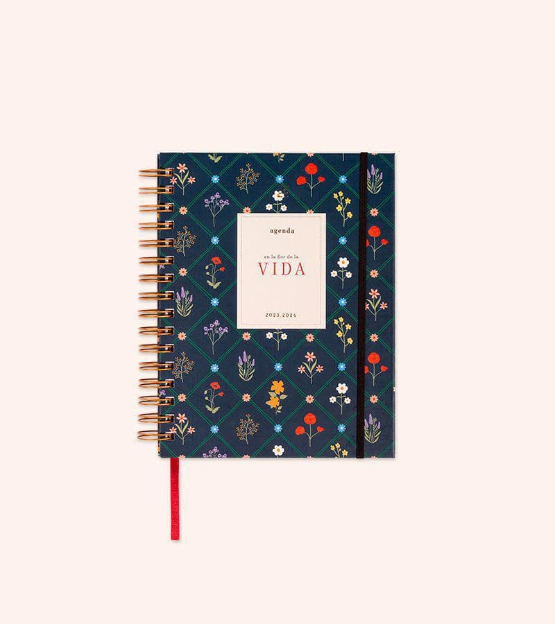 Agenda Escolar "En la Flor de la Vida" Semana Vista 2023-24