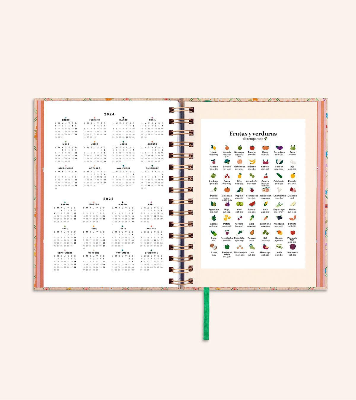Pack "VIDA" de Agenda Día Página 2024 + Papelería