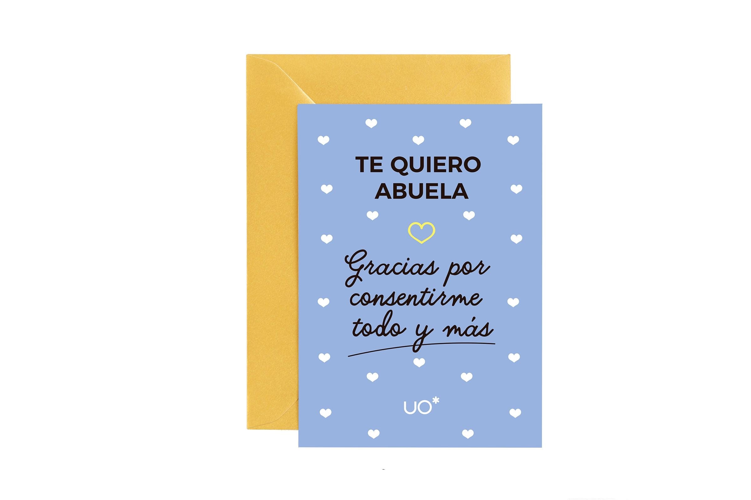 Postal "Te quiero abuela"