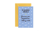 Postal "Te quiero abuela"