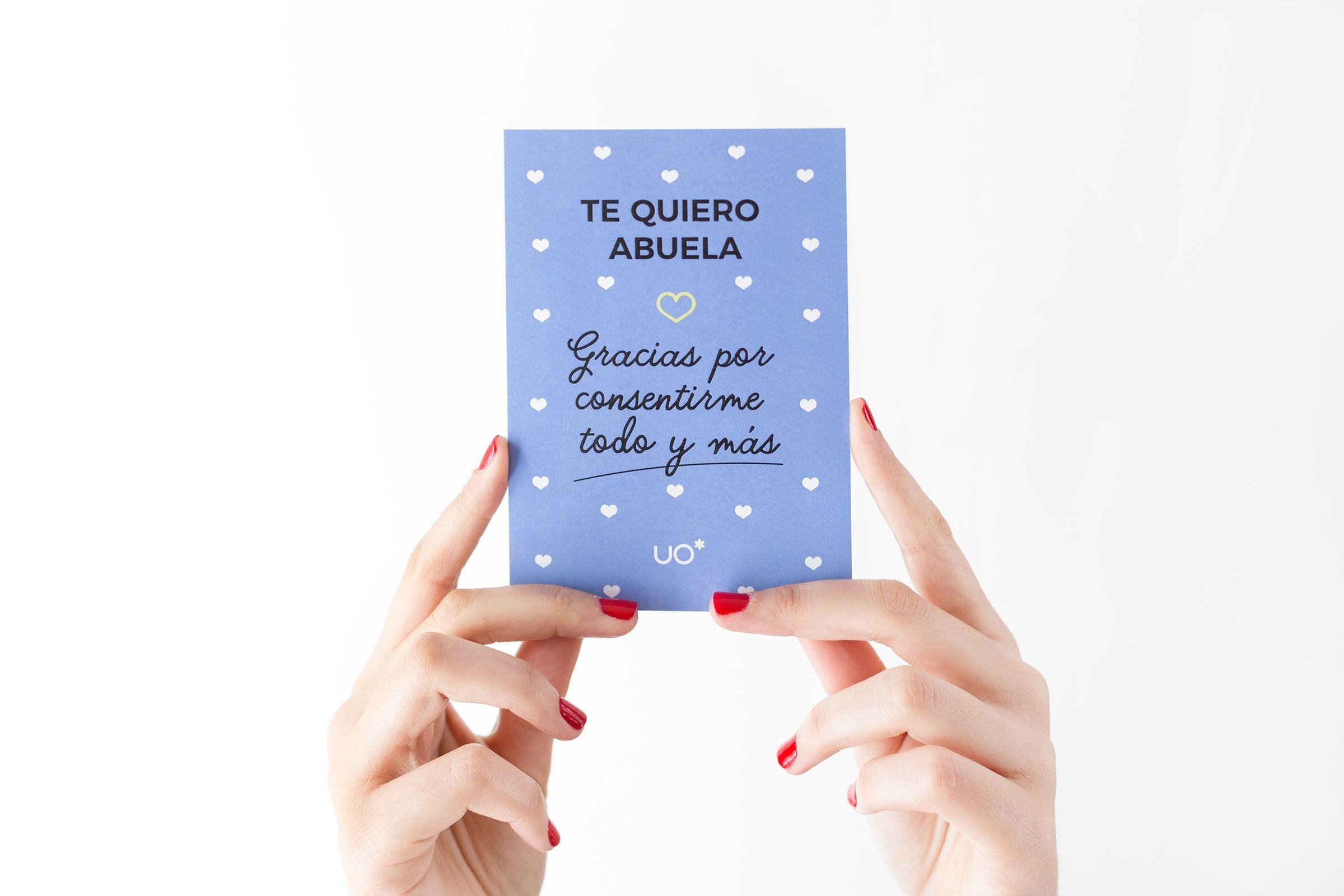 Postal "Te quiero abuela"