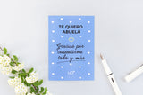 Postal "Te quiero abuela"