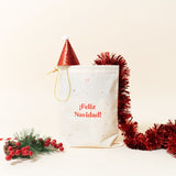 Bolsa tela regalo "¡Feliz Navidad!"
