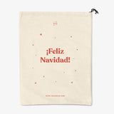 Bolsa tela regalo "¡Feliz Navidad!"