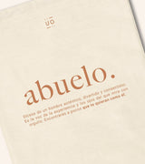 Bolsa Tela Regalo "Abuelo definición" NEW