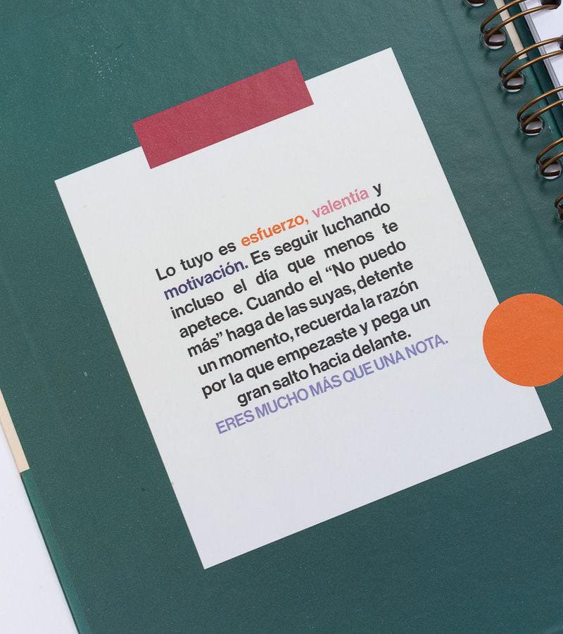 Libreta "Esa plaza es mía"