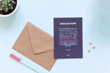 Postal "Gracias papá"