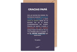 Postal "Gracias papá"